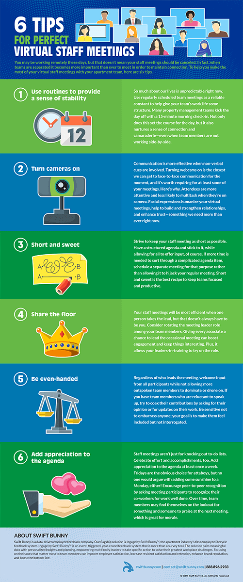 6 Tips for Perfect Virtual Staff Meetings Swift Bunny