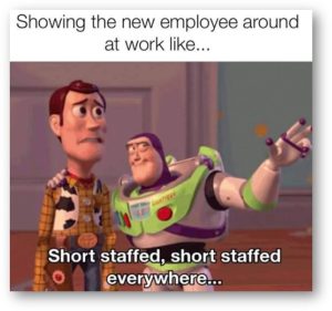 short staffed employee engagement risk onboarding